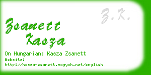 zsanett kasza business card